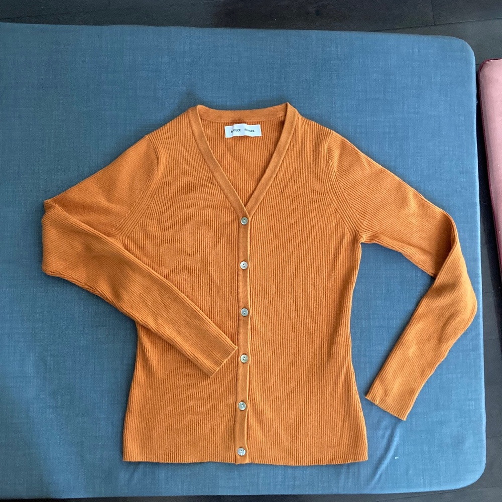 Orange Cardigan
